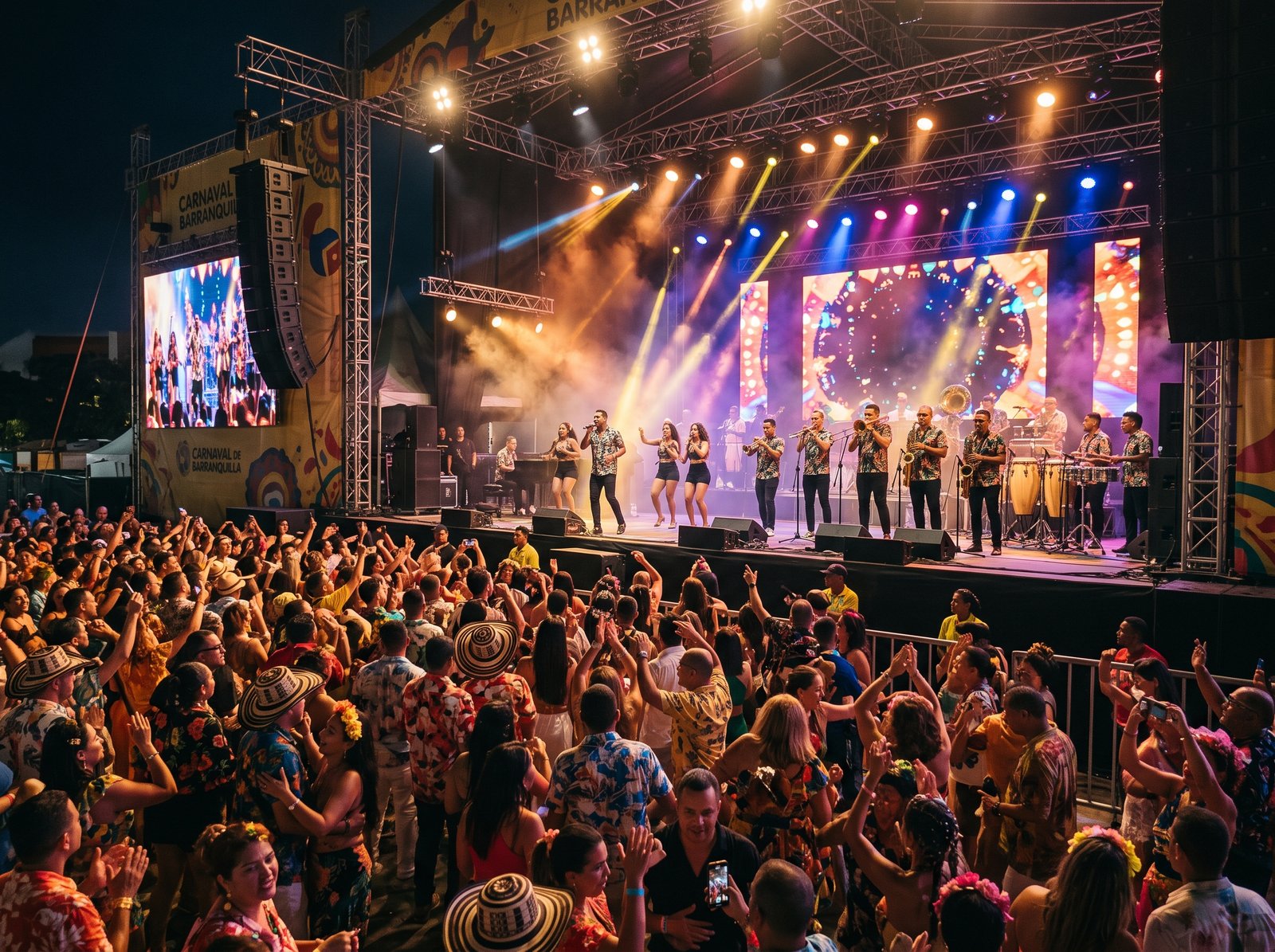 Noche de Coronación de la Reina y Conciertos del Carnaval 2027: Boletas, Sectores y Moys a la Calle