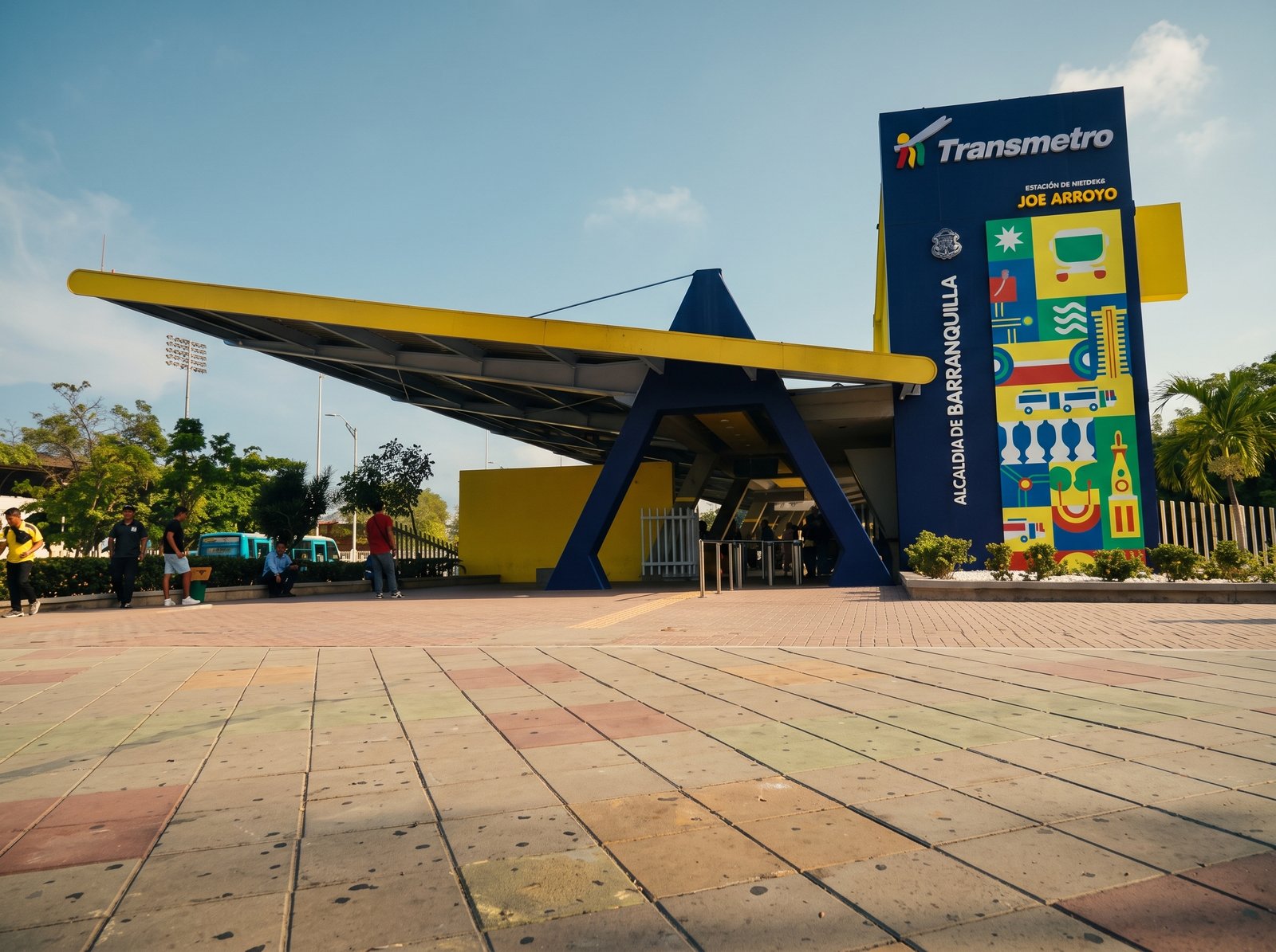 Sistema de transporte masivo Transmetro en Barranquilla