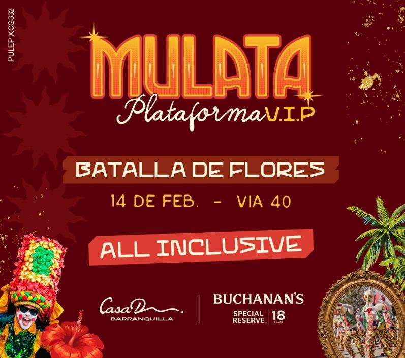 Exclusive Sala Lounge Mulata - Sábado